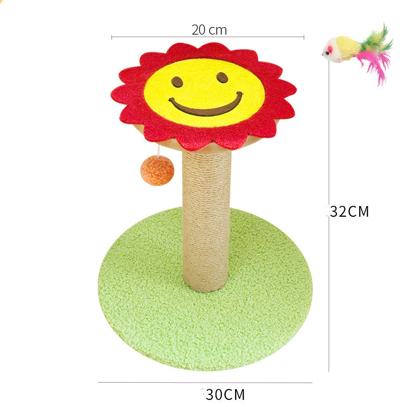 Popular kitten climbing frame with sisal scratching posts and mini jumping platform