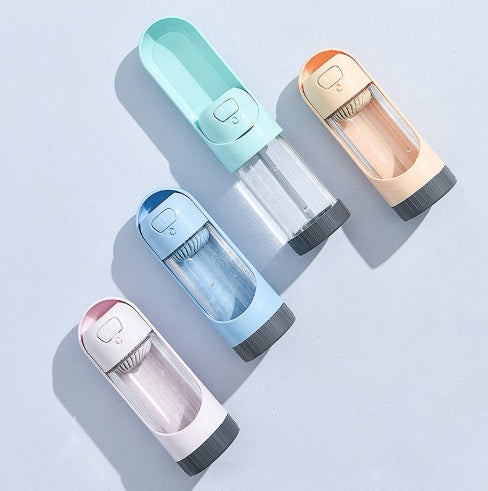 Pet water bottle, portable water bottle for dogs, water dispenser for dog walks, leak-proof drinking supplies
