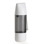 Water and food combo pet travel cup, portable water dispenser for outings