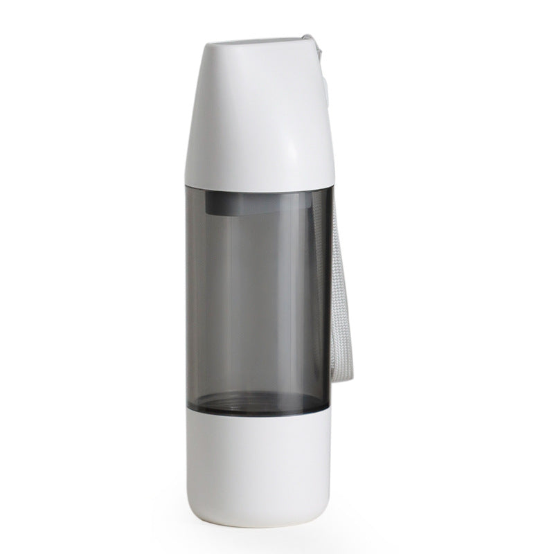 Water and food combo pet travel cup, portable water dispenser for outings