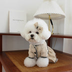 Chanel-style pet coat, French-style elegant dog clothes