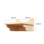 Pet Cat Climbing Frame Wall Type Solid Wood Wall Hanging Platform Ladder Pets Accessories