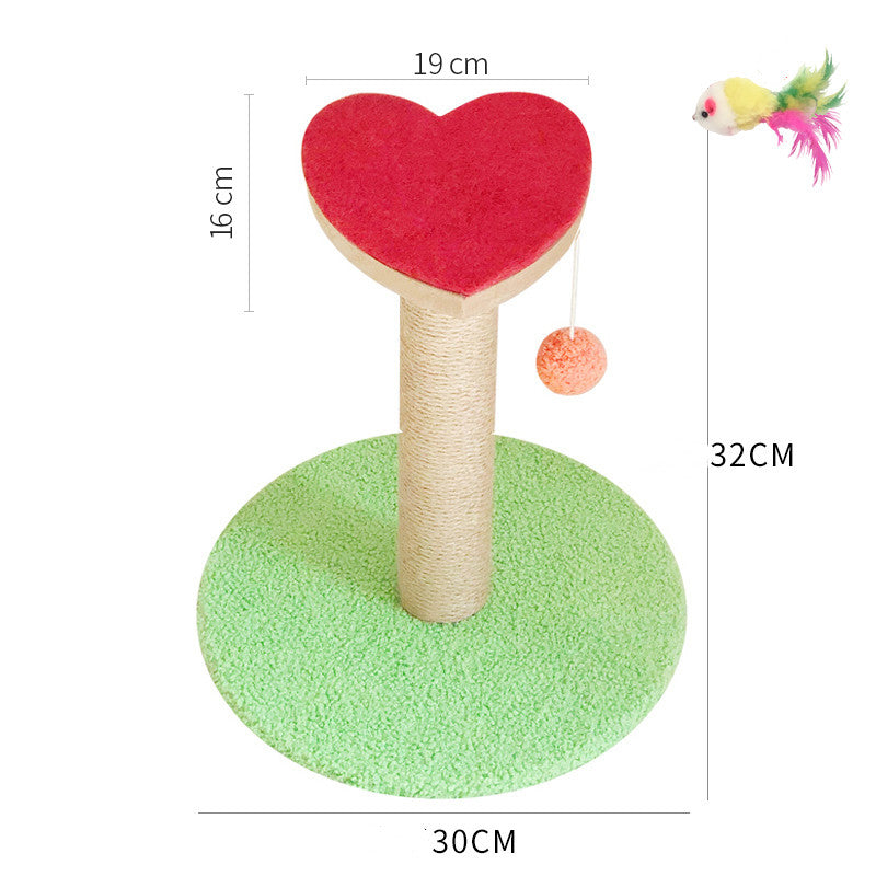 Popular kitten climbing frame with sisal scratching posts and mini jumping platform