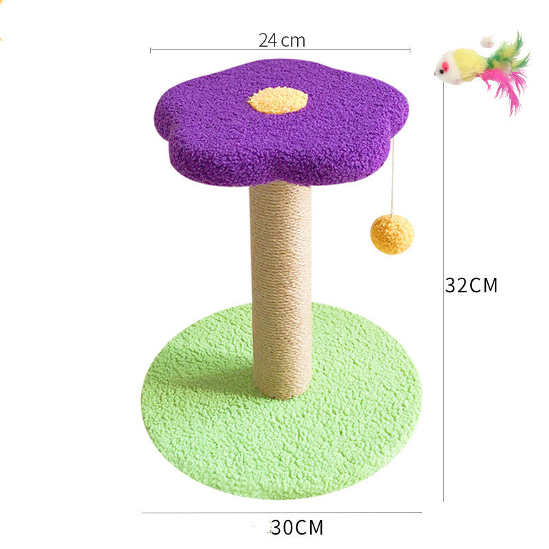 Popular kitten climbing frame with sisal scratching posts and mini jumping platform