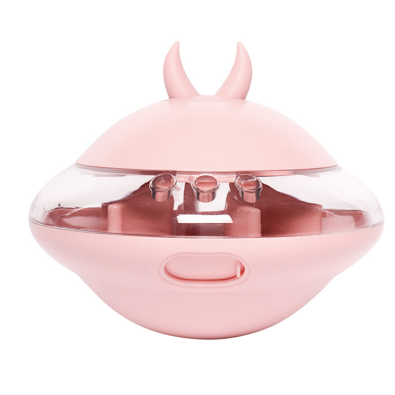 Cat and dog food-dispensing toys, educational roly-poly toys, UFO-shaped fun feeders