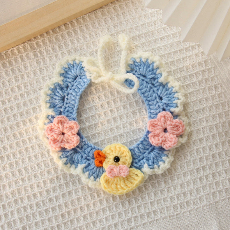 Pet Hand-woven Collar Cat Wool Decoration