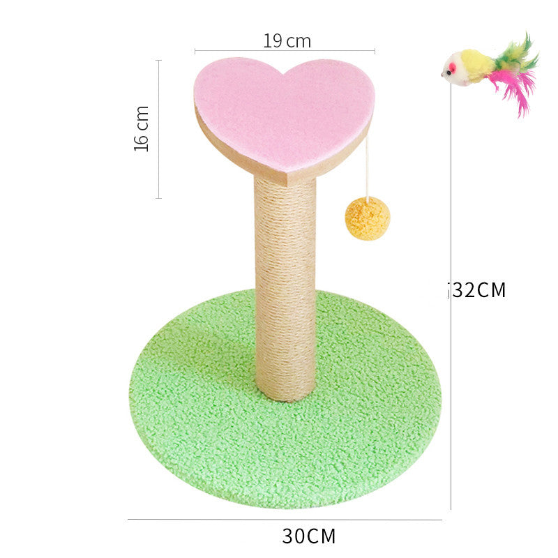 Popular kitten climbing frame with sisal scratching posts and mini jumping platform