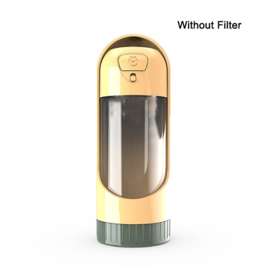 Pet water bottle, portable water bottle for dogs, water dispenser for dog walks, leak-proof drinking supplies