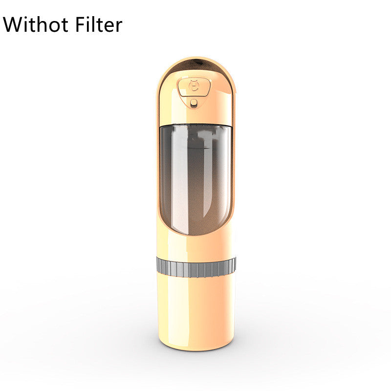 Pet water bottle, portable water bottle for dogs, water dispenser for dog walks, leak-proof drinking supplies