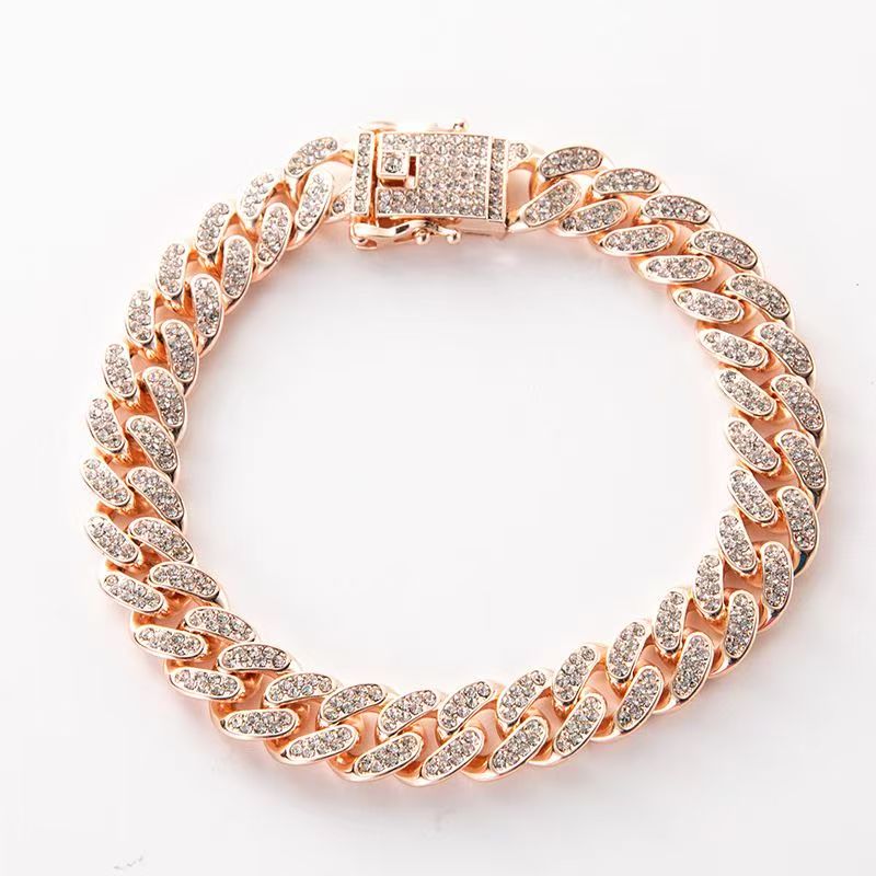 Shiny Diamond Safety Metal Necklace