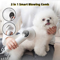 Silent pet hair dryer with comb and blow dryer