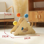 Cat scratching post/toy spinner - a fun and entertaining tool for cats to relieve boredom and sharpen their claws.