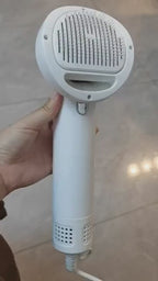 Silent pet hair dryer with comb and blow dryer